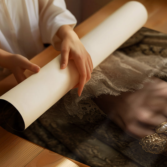 Serpent Coils Through Ancient Lace