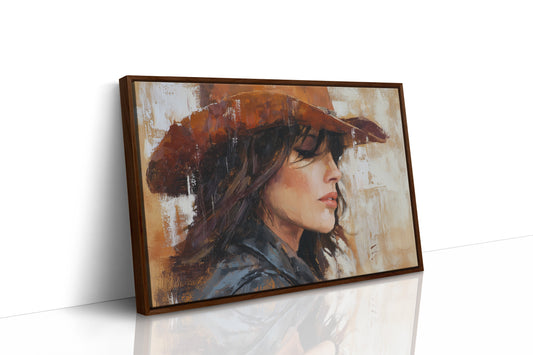 Rust Hat Against Faded Memory