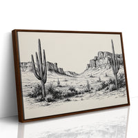 Saguaros Stand Like Ancient Sentinels