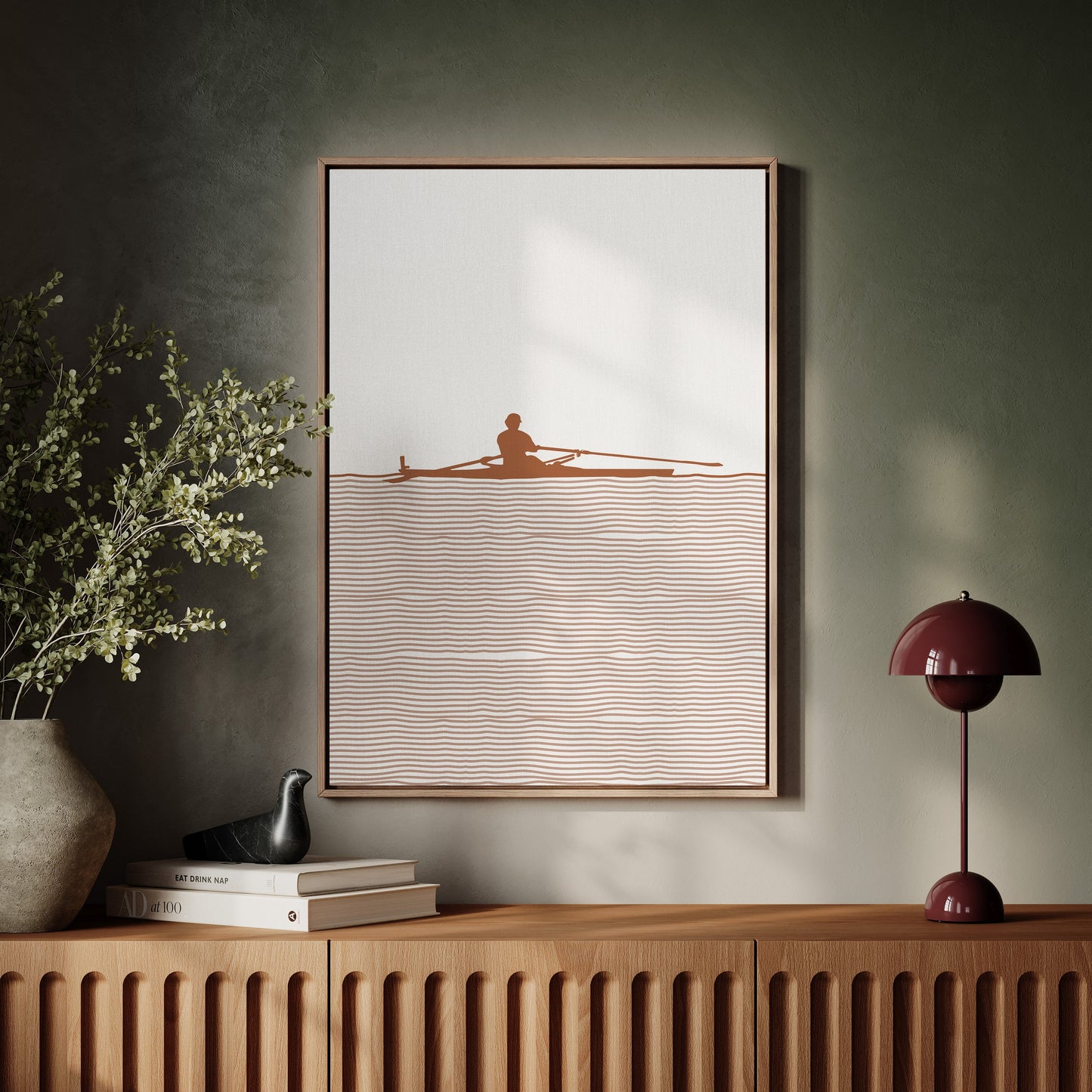 Early Morning Rows Through Serenity