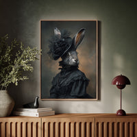 A Rabbit's Midnight Elegance