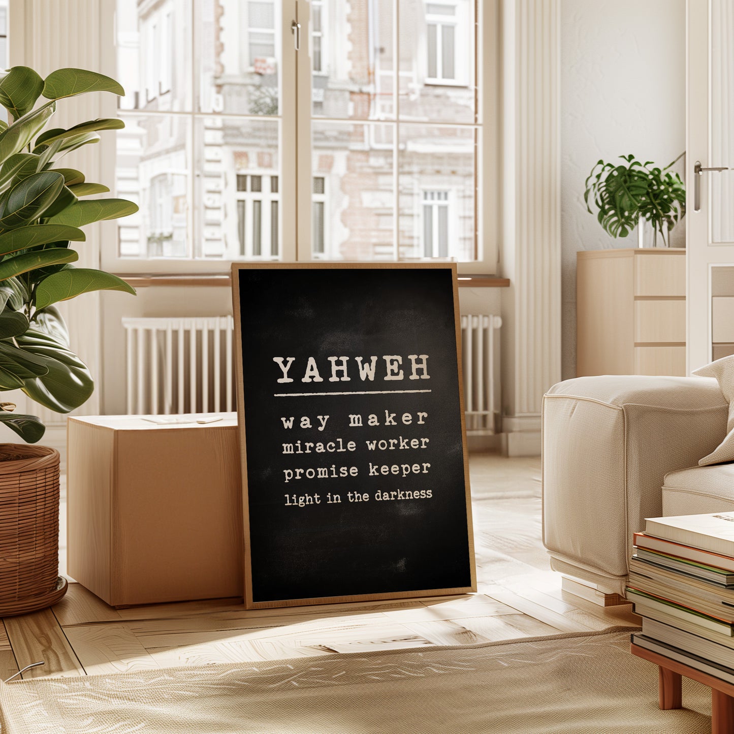 Yahweh Chalkboard Declaration