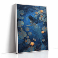 Midnight Blooms Upon Still Waters