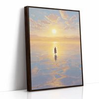 Solitary Pilgrim on Crystalline Horizon
