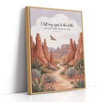 I Lift My Eyes to the Hills: Desert Canyon Path