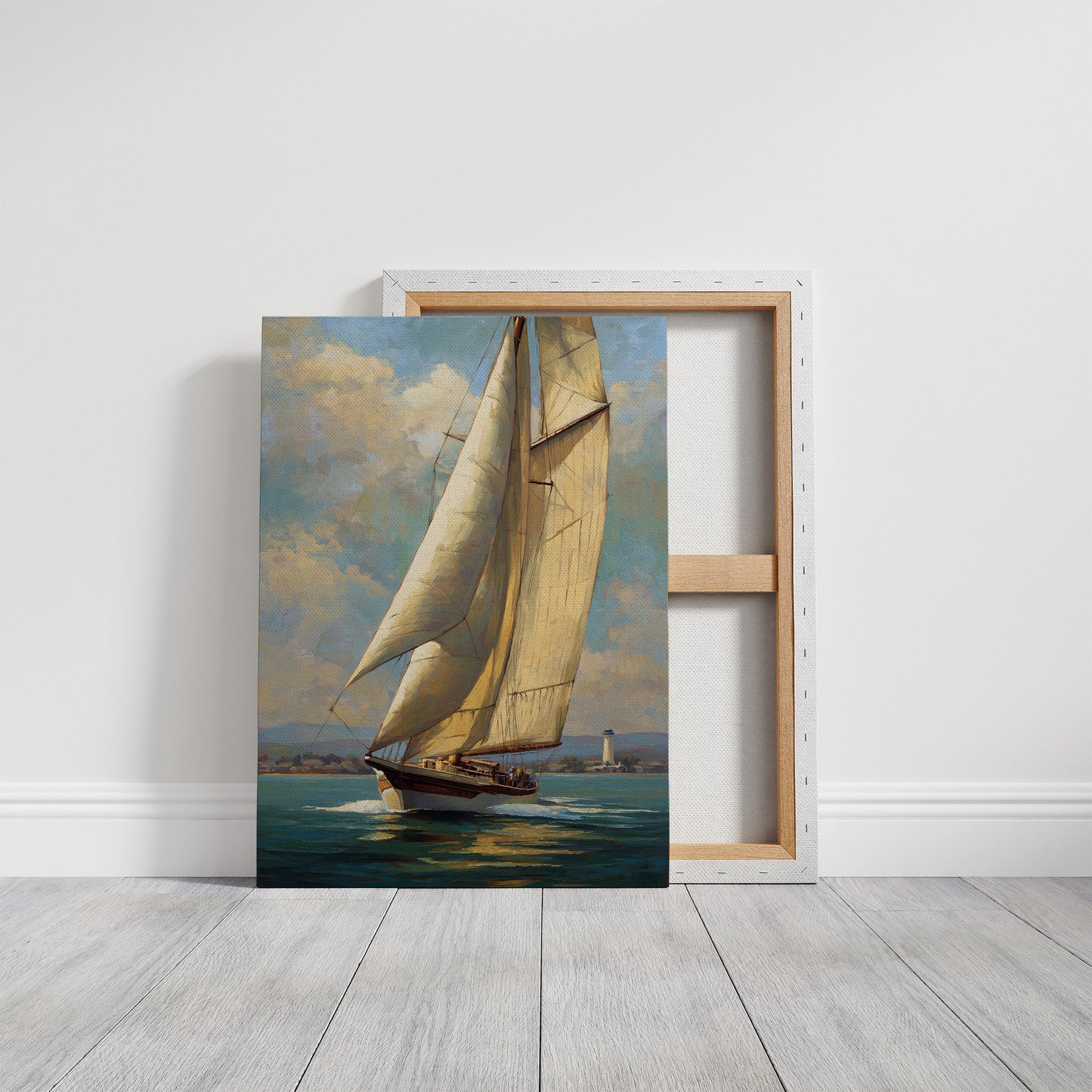 Sails Catch Afternoon's Golden Promise