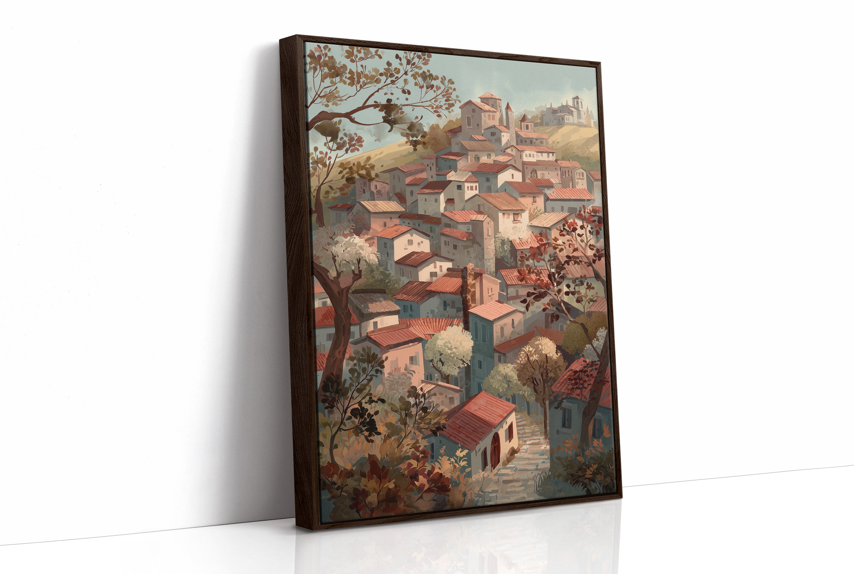 Terracotta Rooftops Climb The Hillside