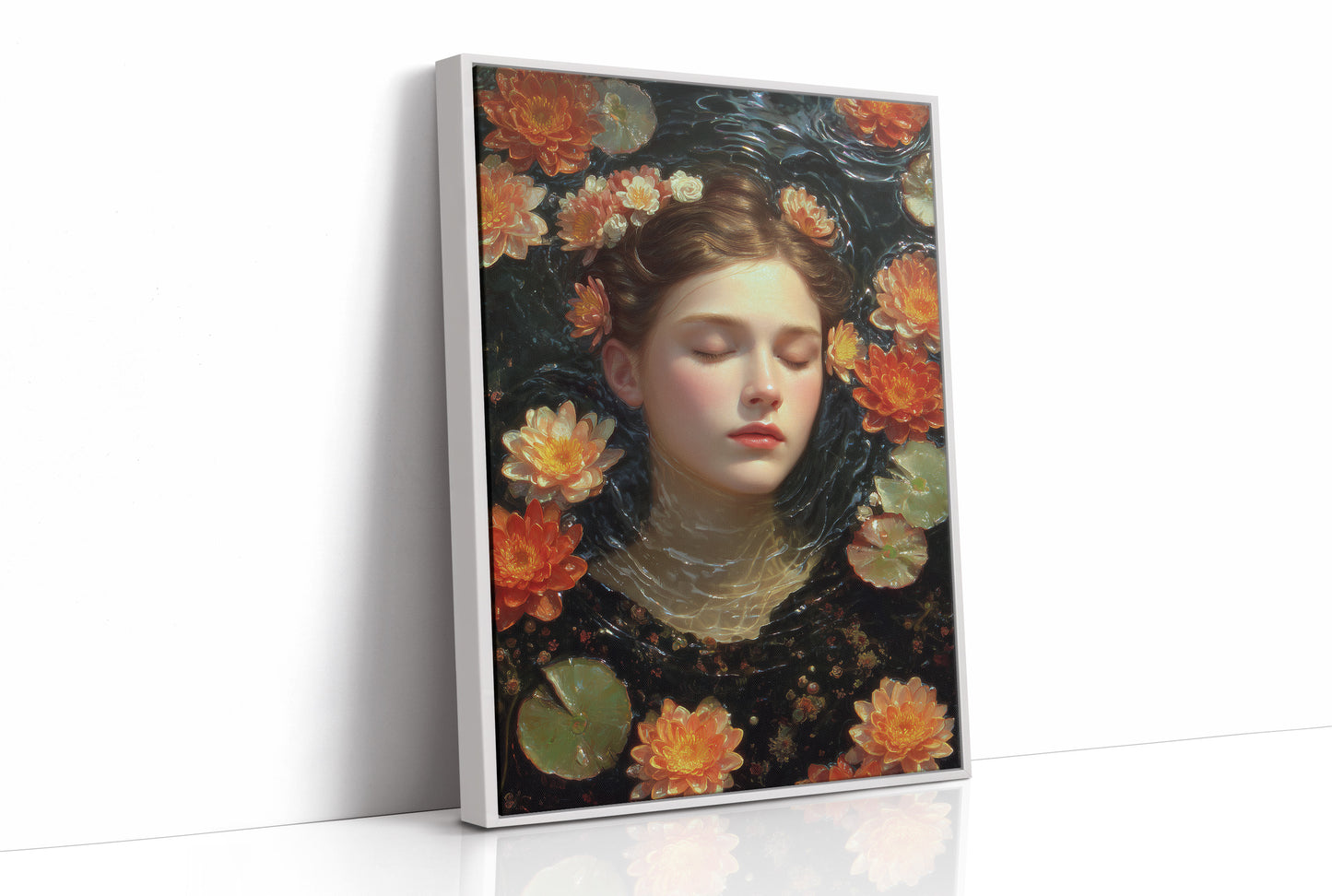 Floating Among Water Lilies