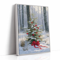 Winter Forest Holds Sacred Ornaments