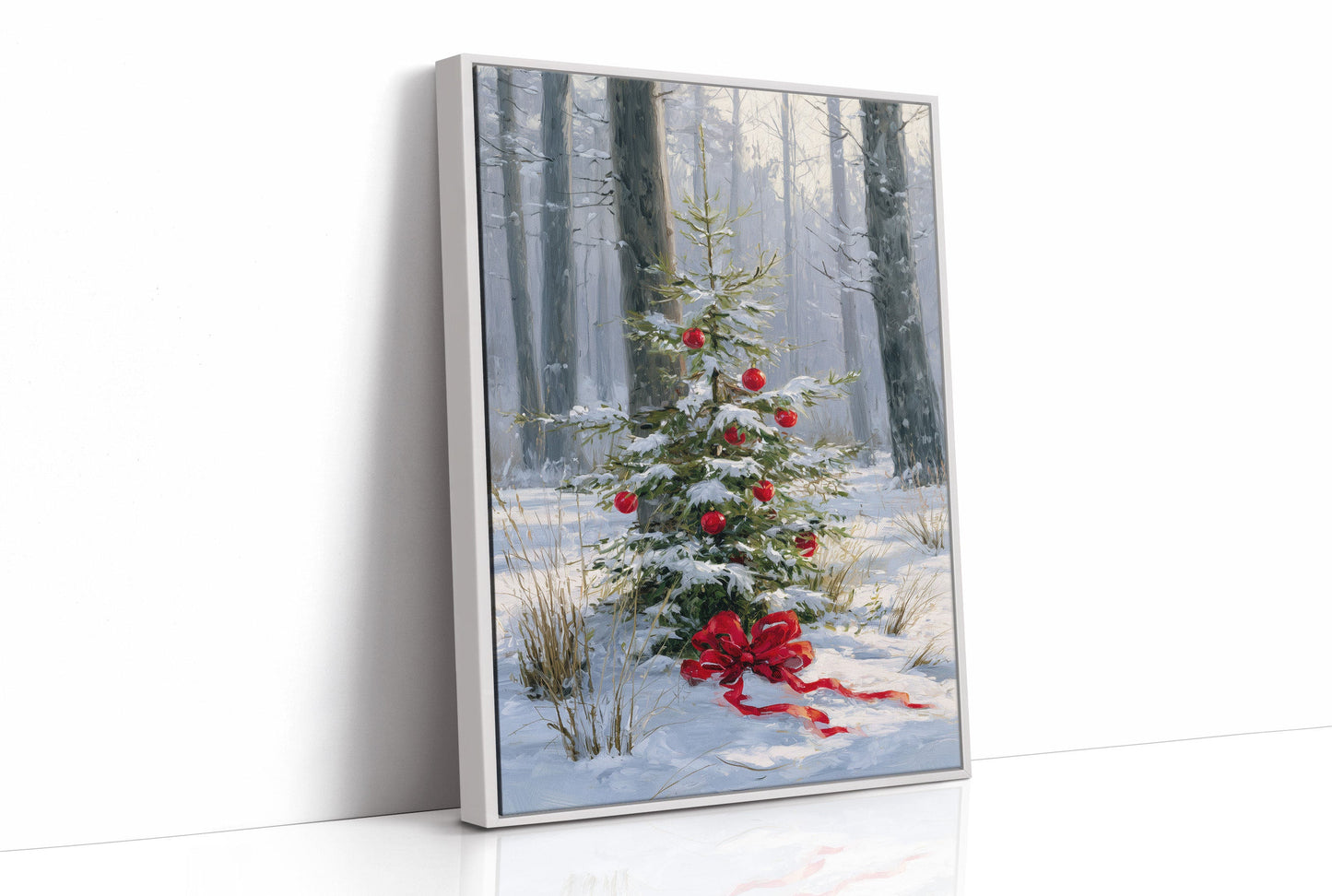 Winter Forest Holds Sacred Ornaments