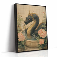 Dragon Tales Among Peony Clouds