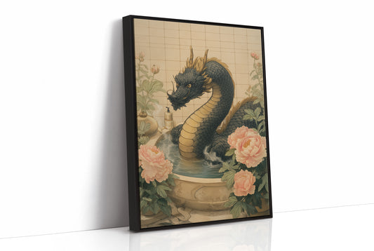 Dragon Tales Among Peony Clouds