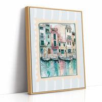 Harbor Stamp, Fishing Boats at Rest
