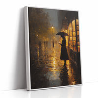 Rain-Soaked Pages After Dusk