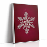 Silver Frost Dances On Crimson