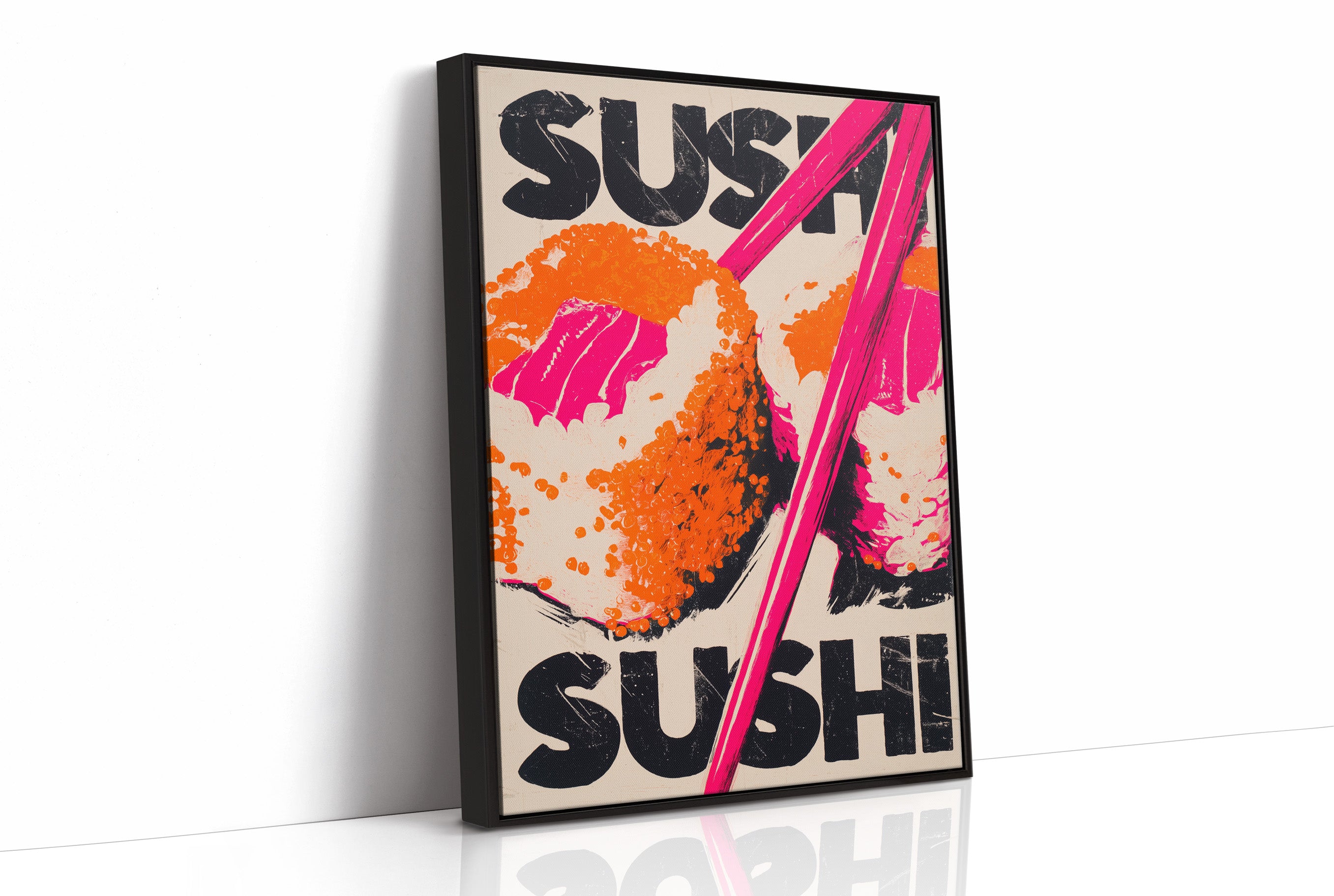 Bold Letters Dance In Neon Heat