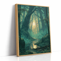 Emerald Hollow: Sunlight Through the Ferns