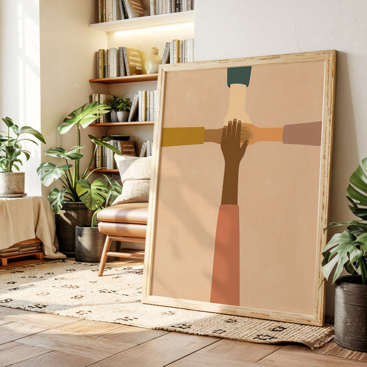 Together in Grace Minimalist Hands