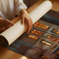 Bookshop Glows Through Winter Evening