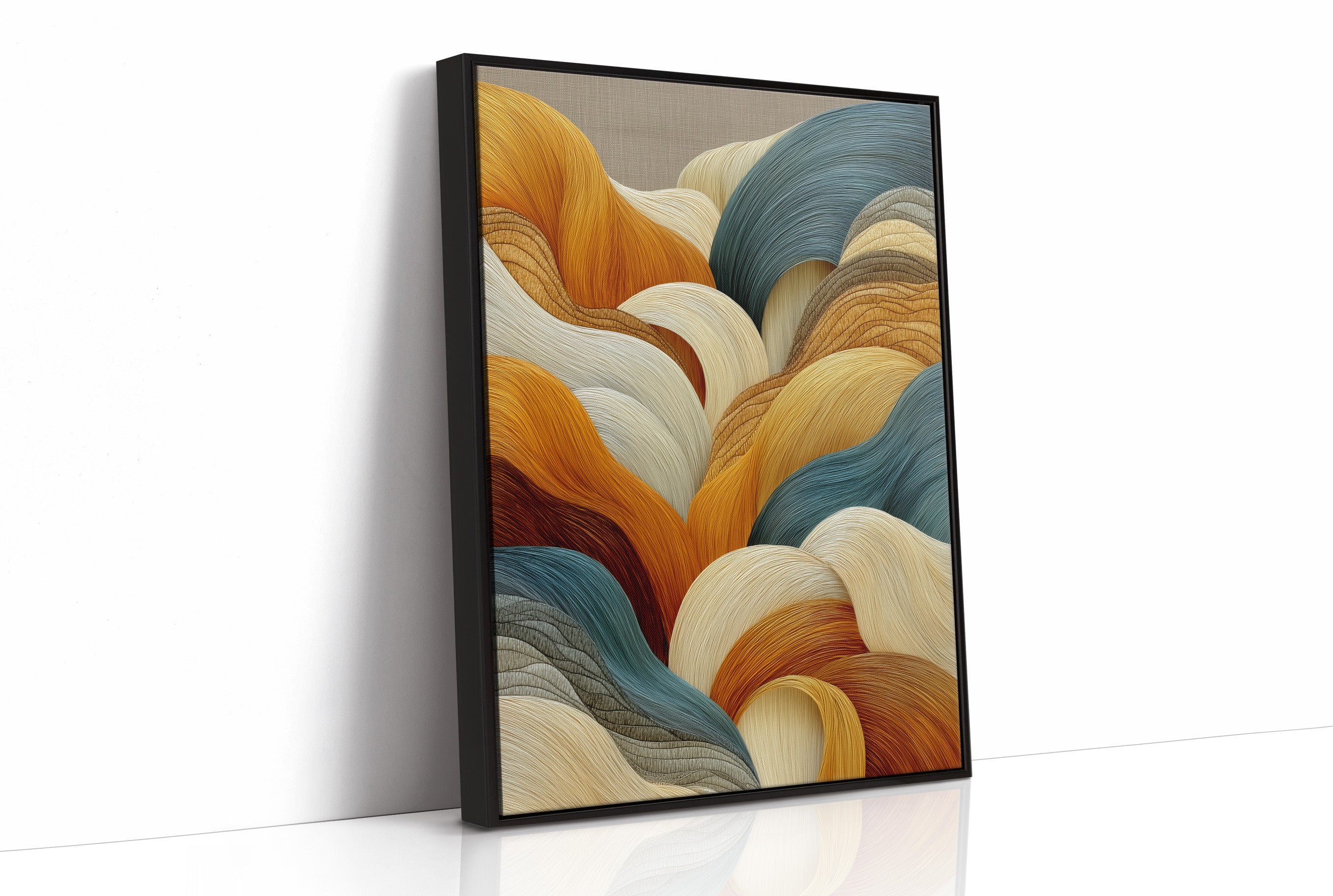 Waves Of Honey Meet Ocean Blue