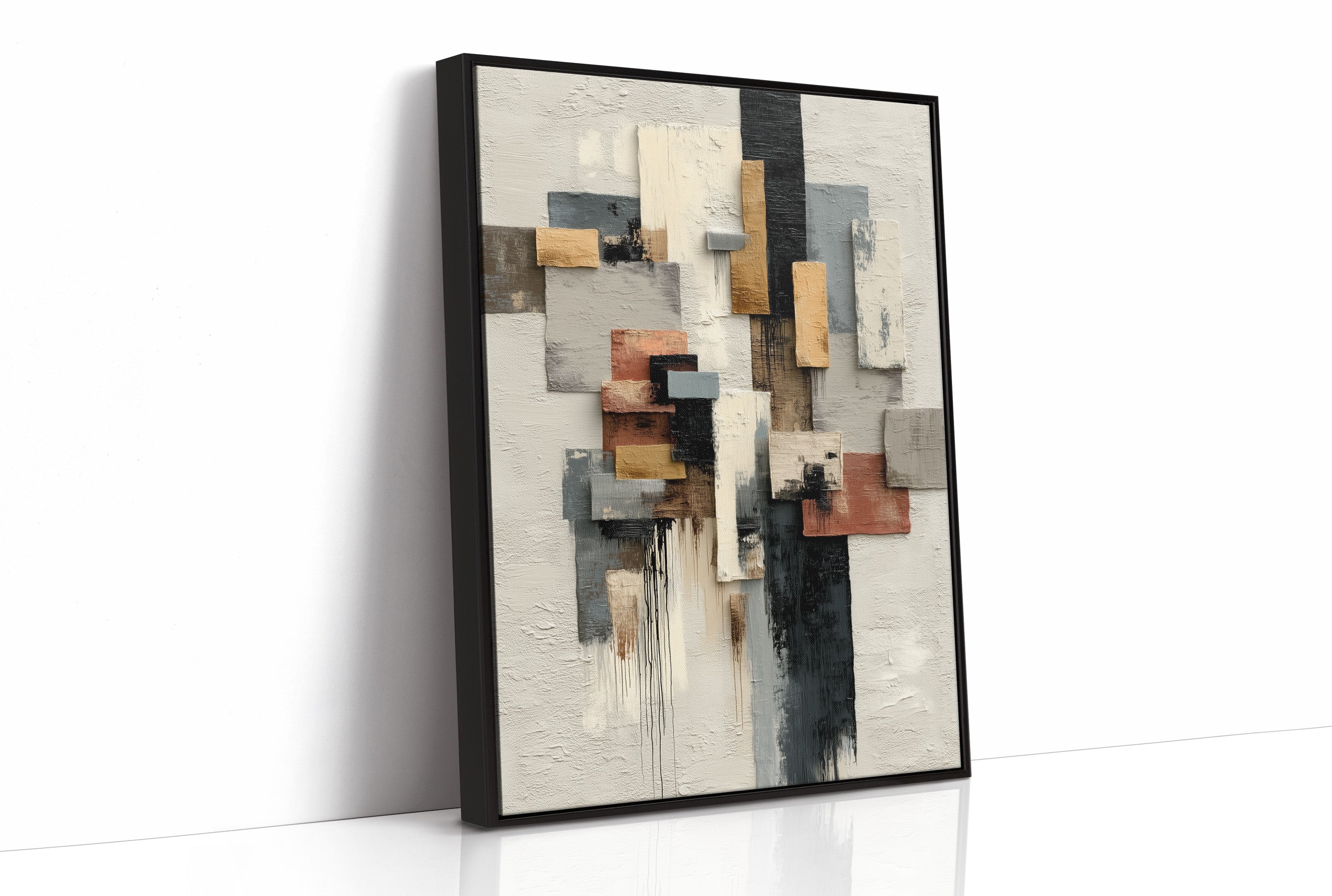 Sunlit Corner Bar Meets Abstract Dawn