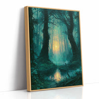 Reflected Glow: The Twin Trees of the Swamp Forest
