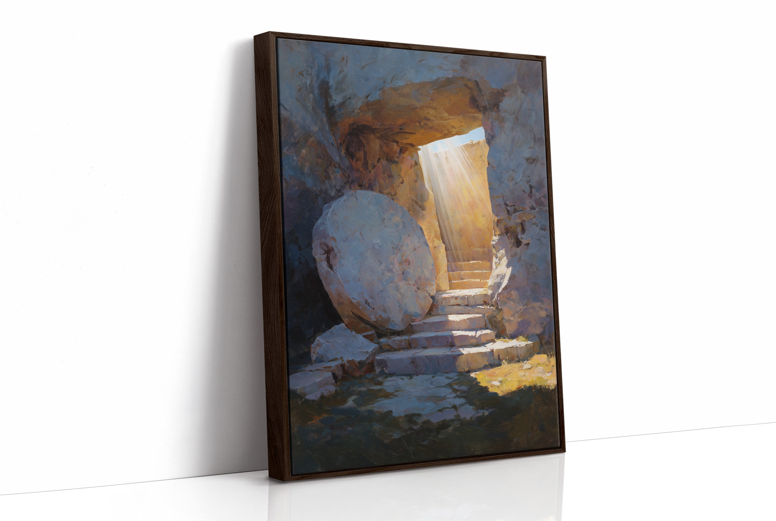 Empty Tomb Bathes in Resurrection Light