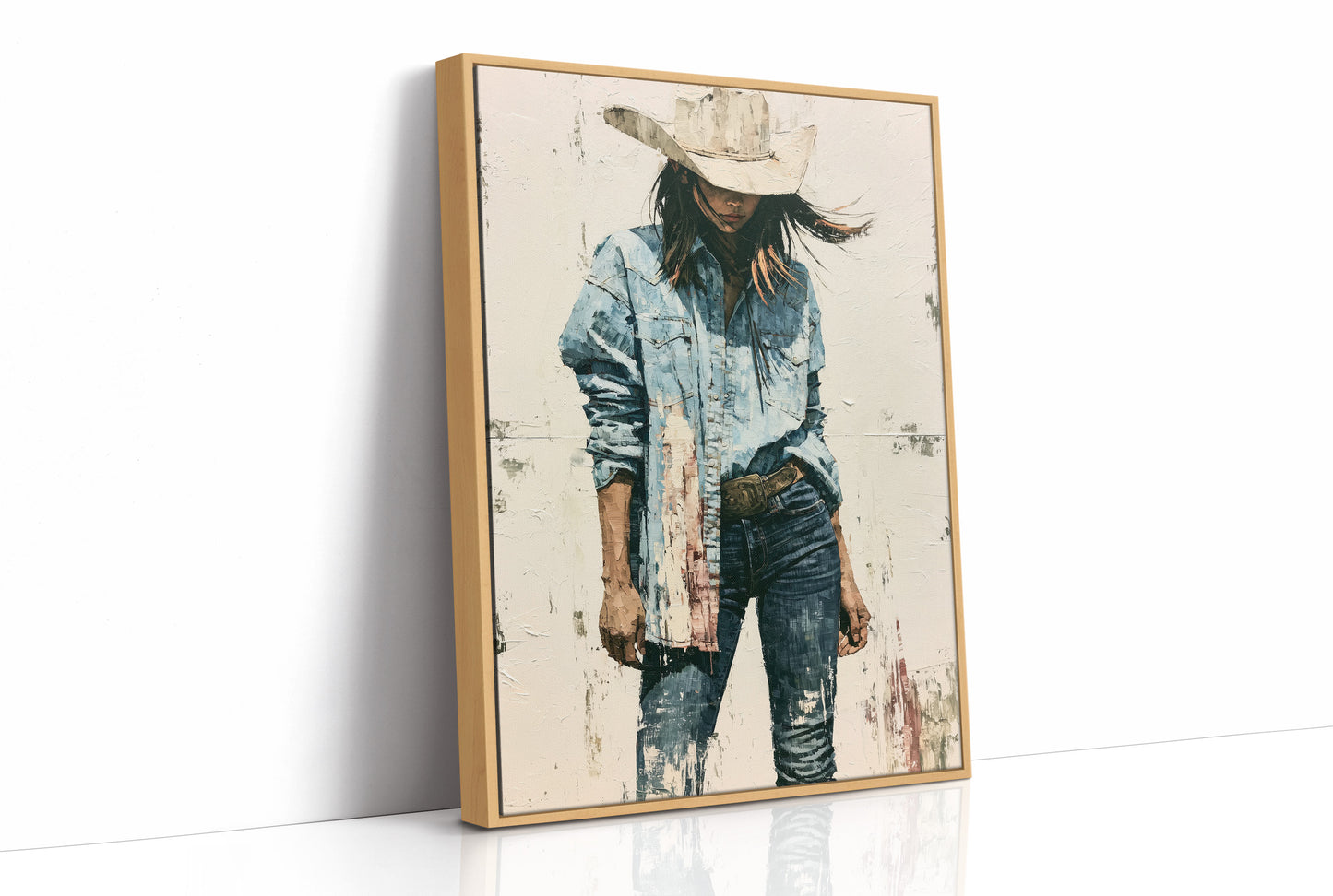 Denim, Dust, and a Wide Brim