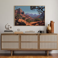 Twisted Juniper Frames Desert Peaks