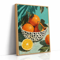 Oranges on a Teal Afternoon