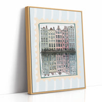 Amsterdam Gables, Stamped in Pastel