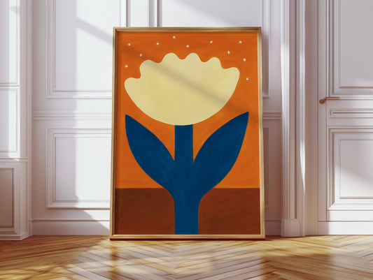 Moonlit Tulip Reaches For Stars