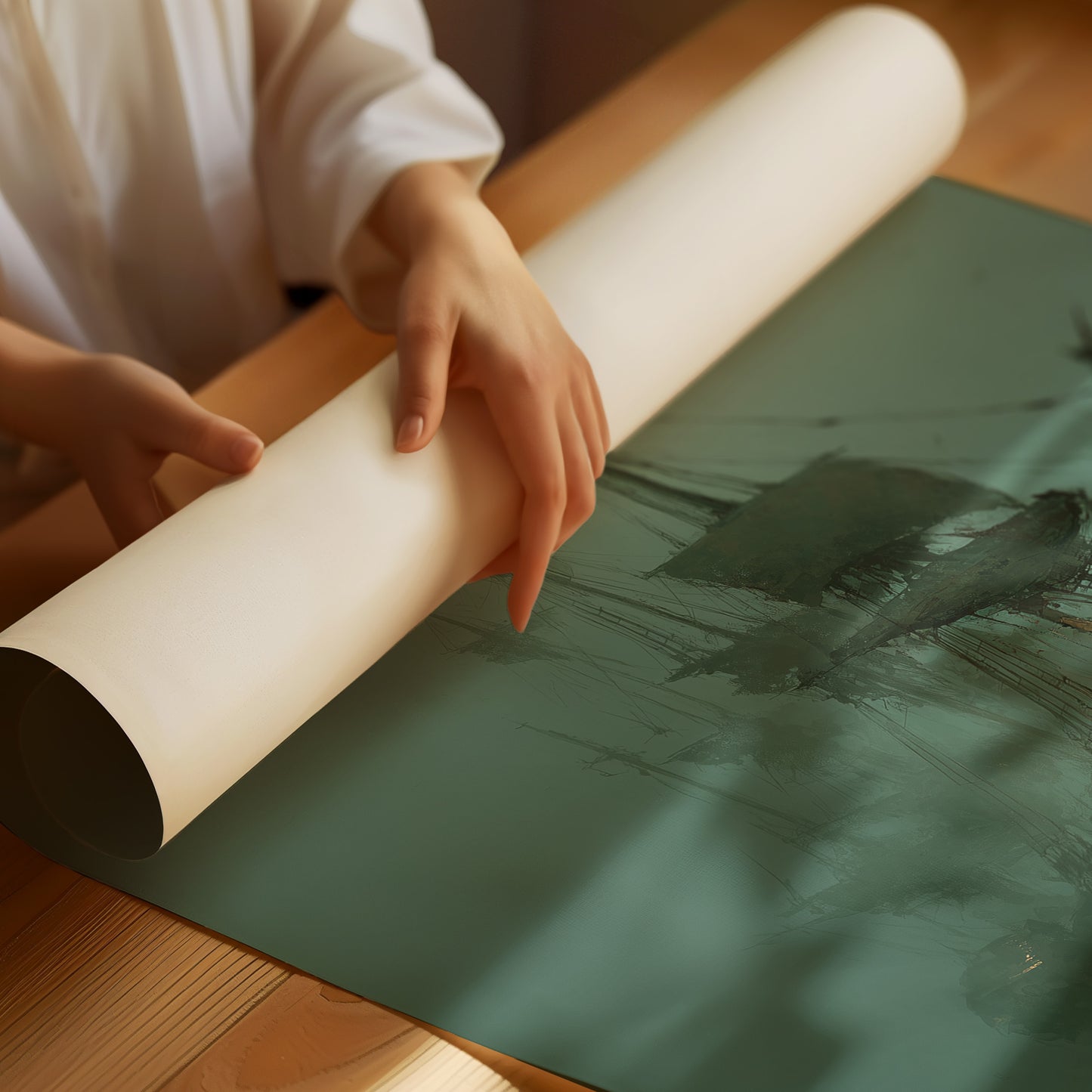 Phantom Vessel In Misty Waters