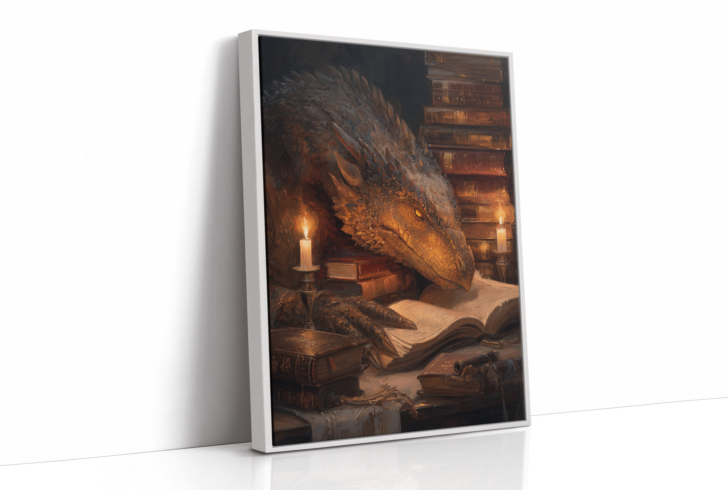 Ancient Scholar With Amber Eyes