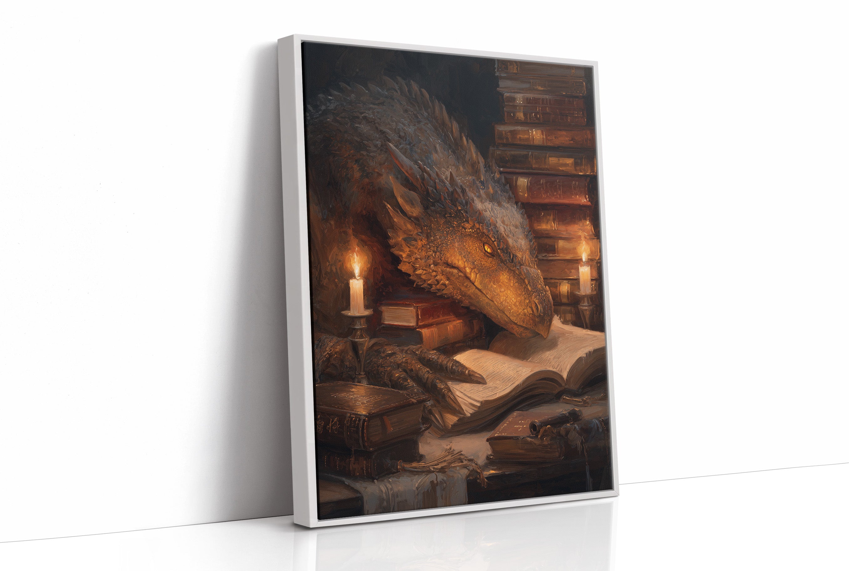 Ancient Scholar With Amber Eyes