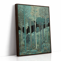 Whispers Through Teal Canopy
