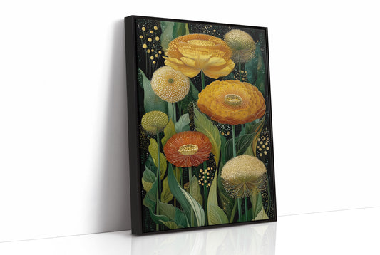 Marigolds Dance Under Starlit Garden