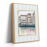 Porto's Ribeira, Sketched in Stamp