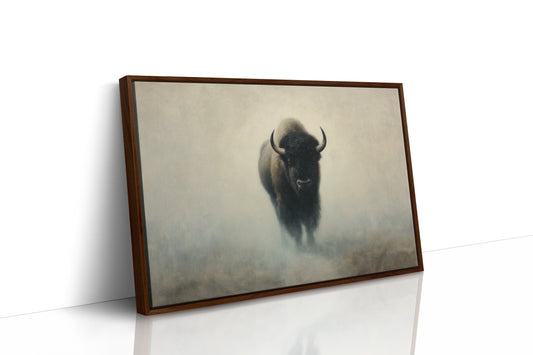 Ancient Power Through Morning Fog