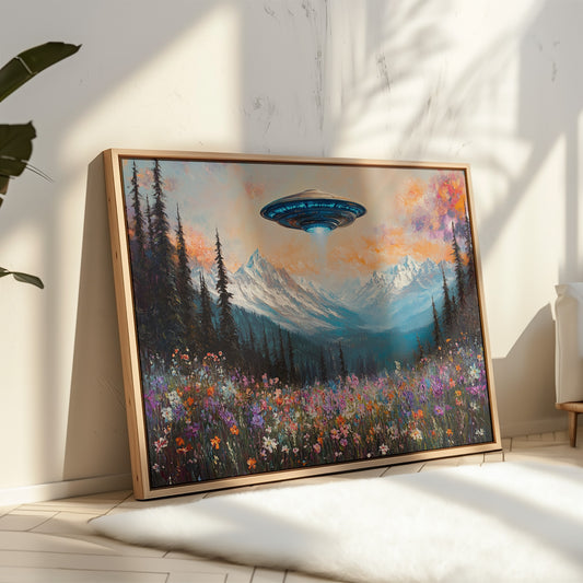 Cosmic Visitors Above Alpine Meadows
