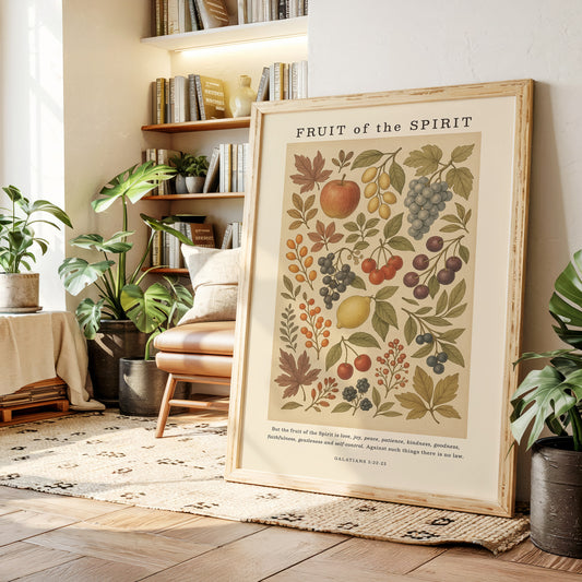 Fruit of the Spirit Botanical Print