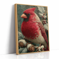 Cardinal Among the Holly
