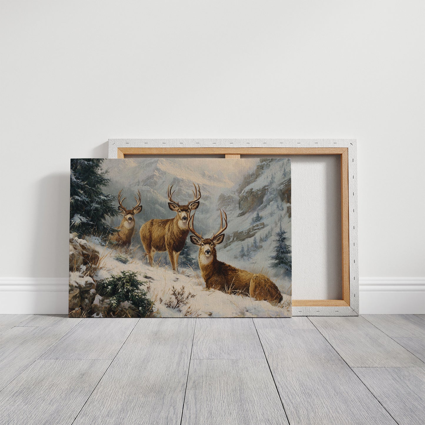 Winter Peaks Call The Deer Home