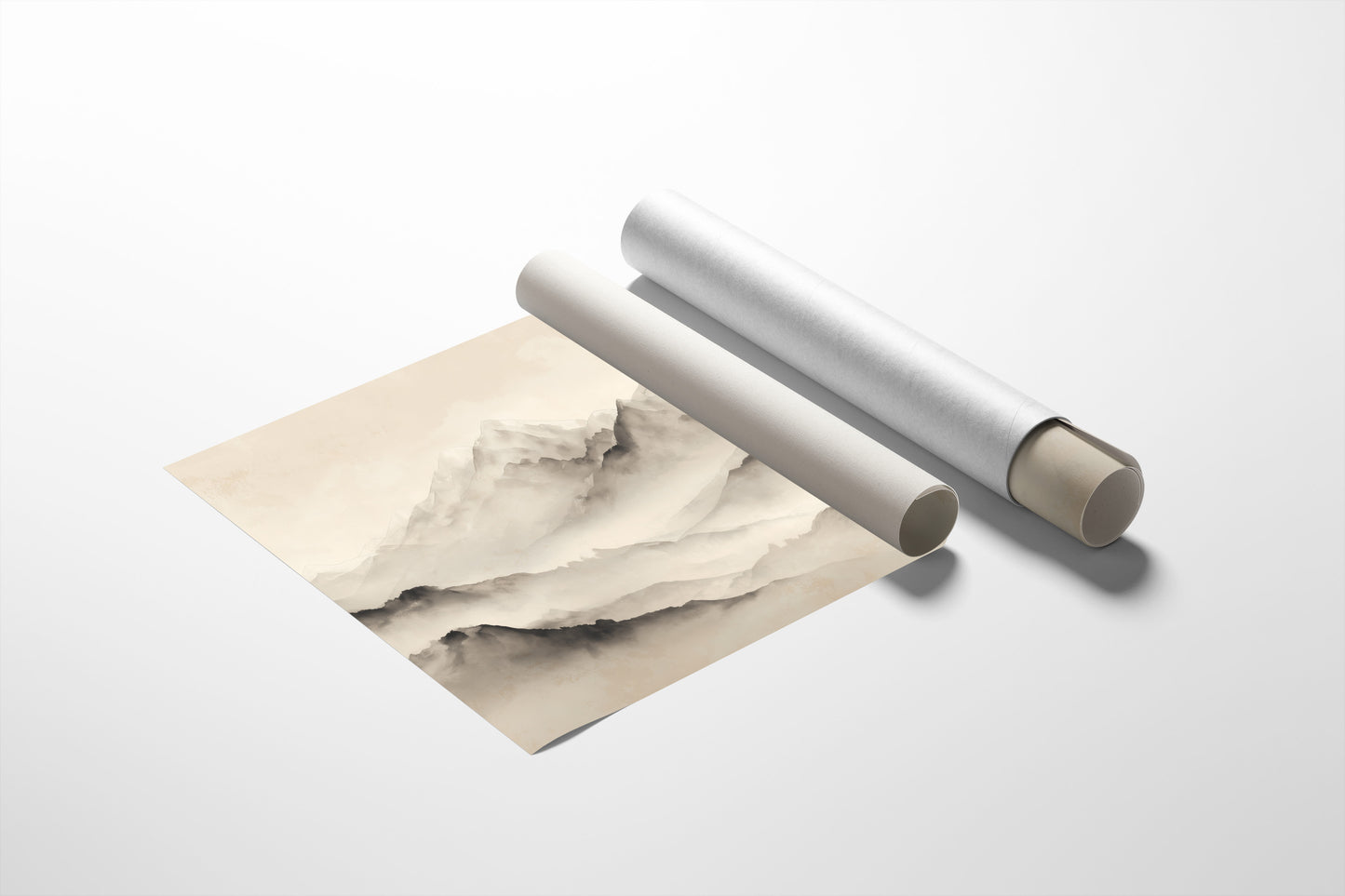 Mountains Rest In Morning Mist