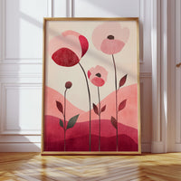 Pink Poppies Dance At Dawn