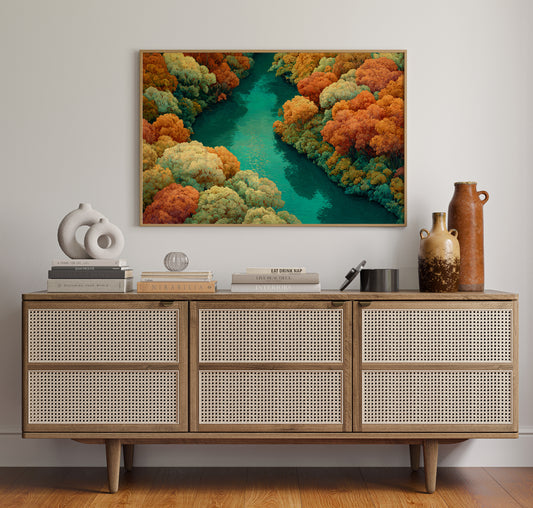 Autumn Rivers Paint The Morning