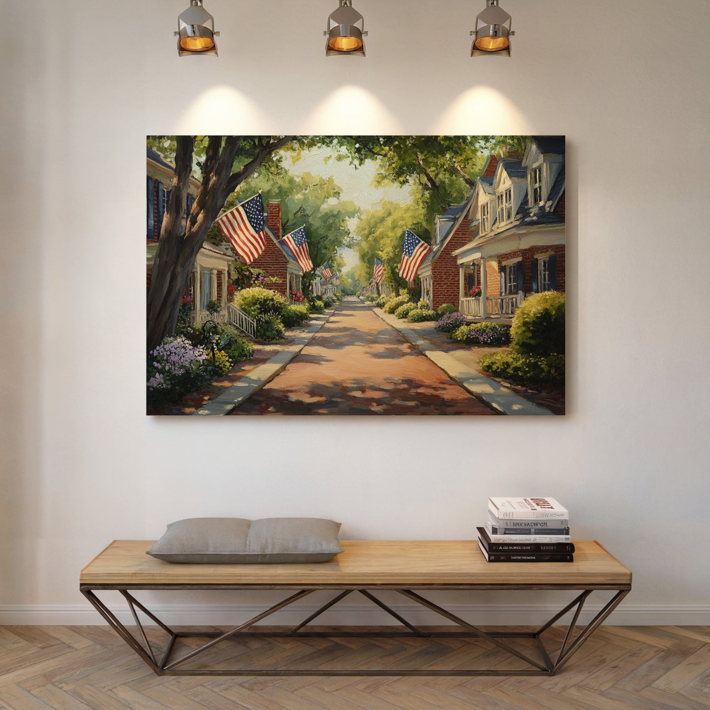 Summer Glory On Colonial Lane