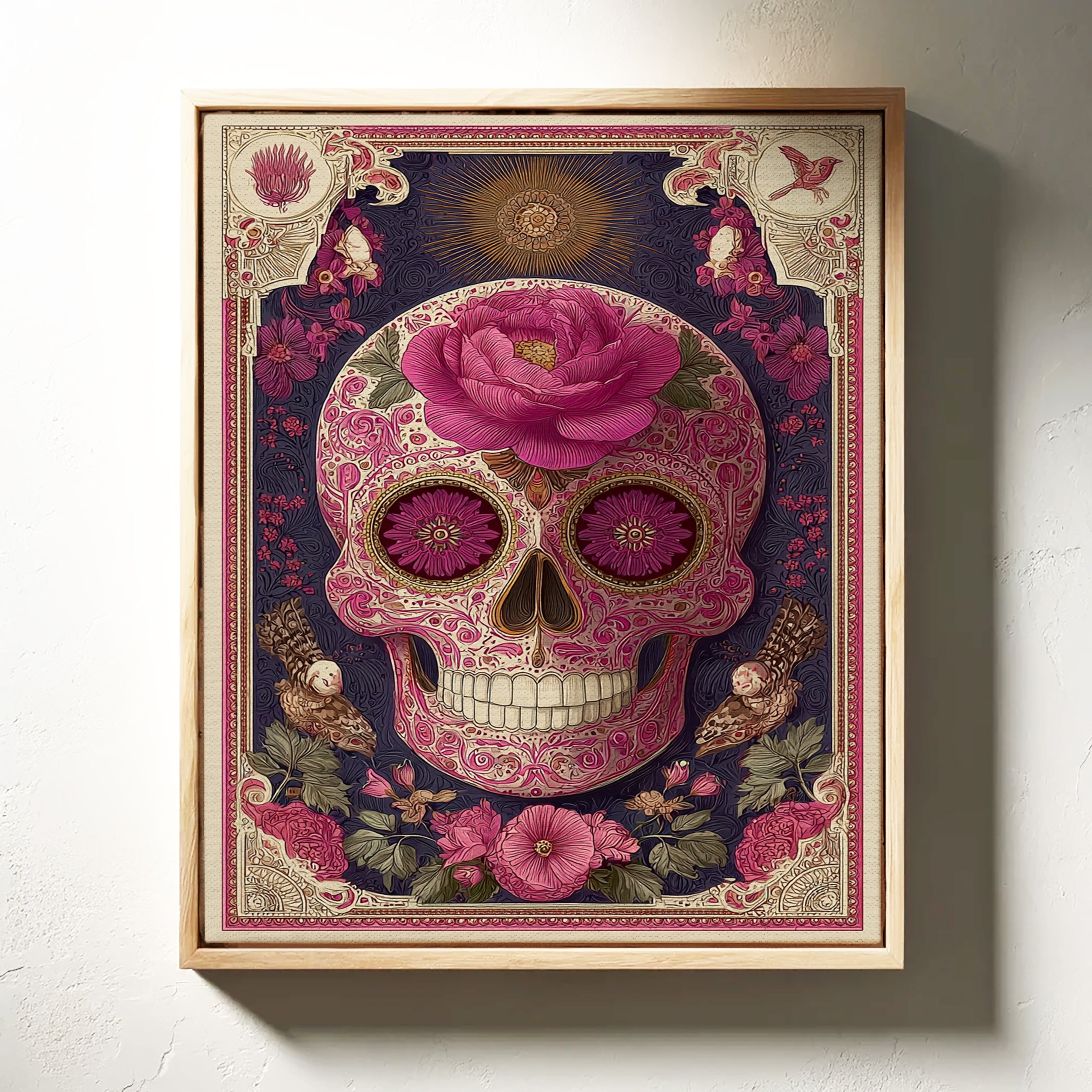 Petals Adorn the Eternal Face