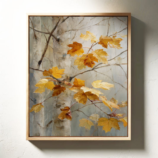 Autumn Light Catches Golden Wings