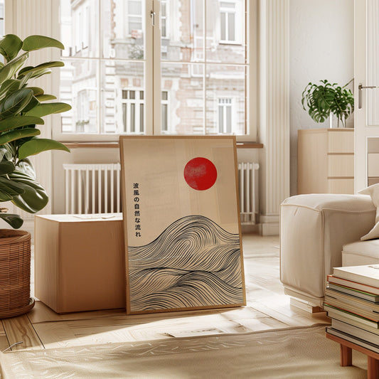 Minimalist Japanese Waves – Timeless Flow of Nature